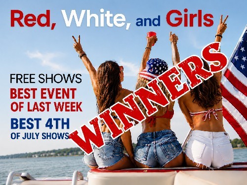 RED, WHITE, AND BLUE WINNERS